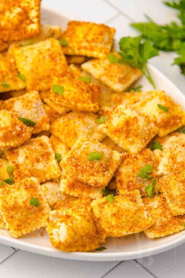 Air Fryer Ravioli With Marinara Sauce - Image 4