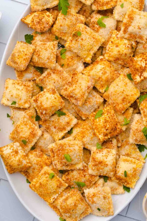 Air Fryer Ravioli With Marinara Sauce - Image 11