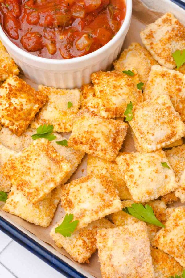 Air Fryer Ravioli With Marinara Sauce - Image 13