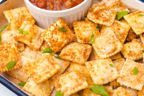Air Fryer Ravioli With Marinara Sauce - Image 15