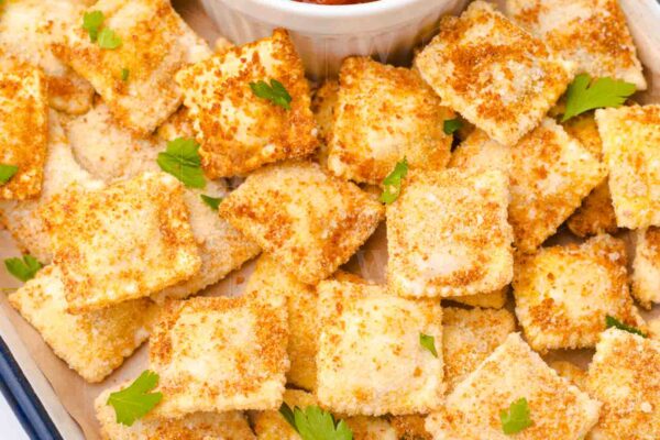 Air Fryer Ravioli With Marinara Sauce - Image 16