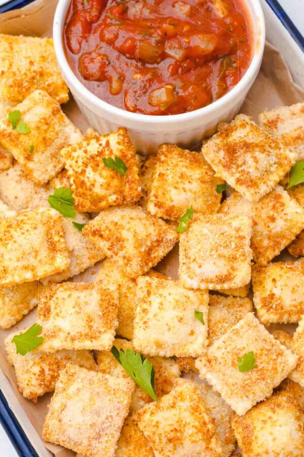 Air Fryer Ravioli With Marinara Sauce - Image 17