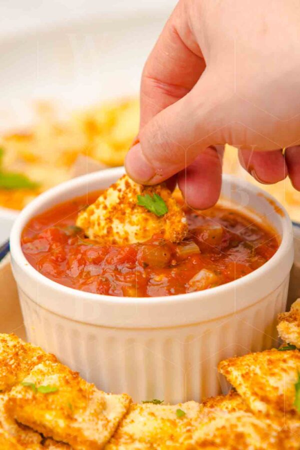 Air Fryer Ravioli With Marinara Sauce - Image 18