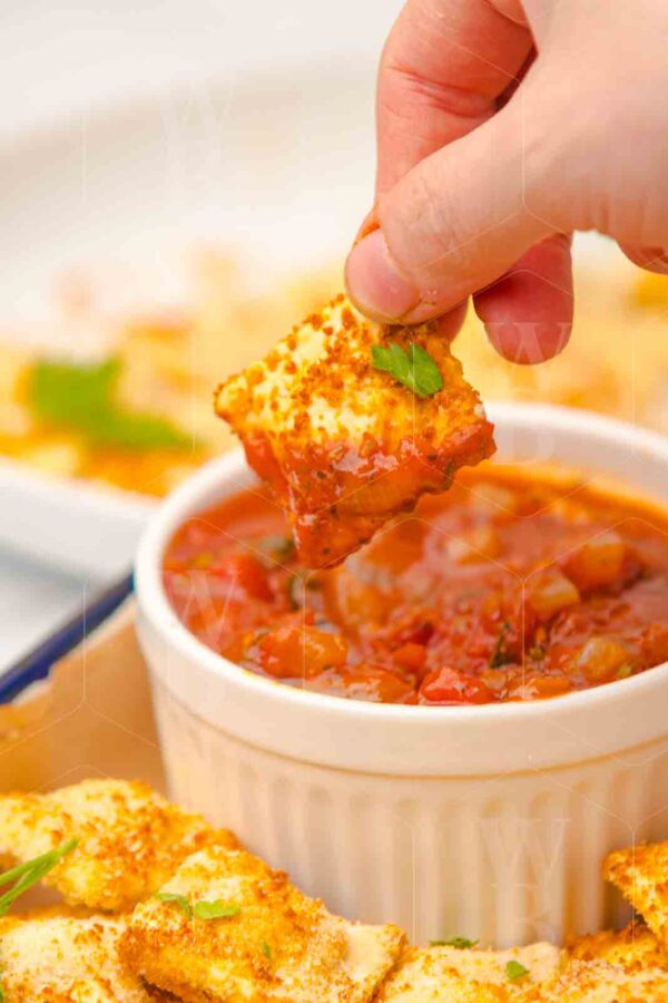 Air Fryer Ravioli With Marinara Sauce - Image 21