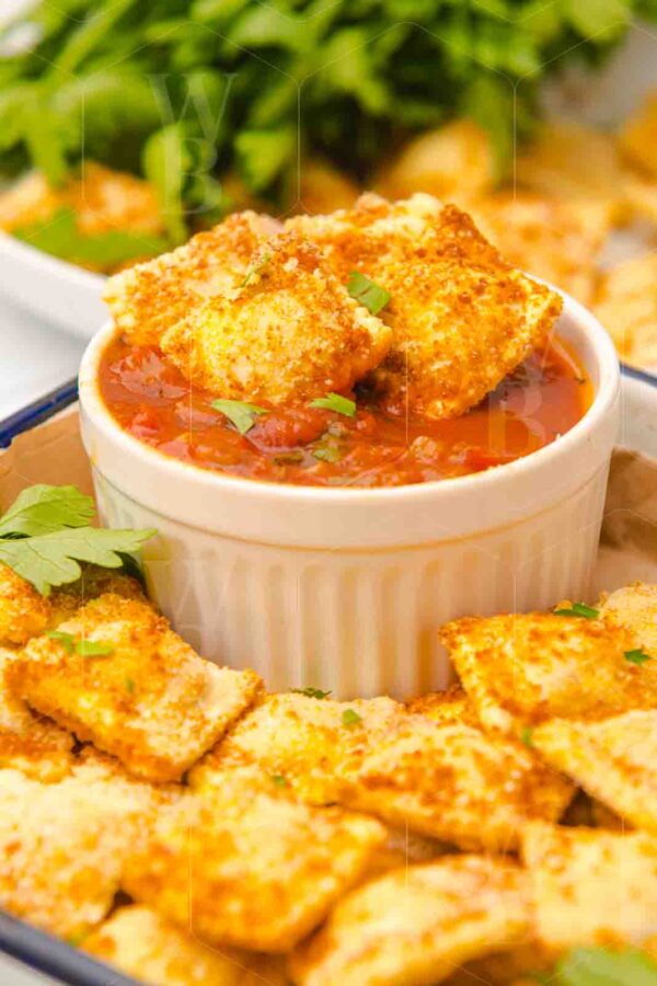 Air Fryer Ravioli With Marinara Sauce - Image 29