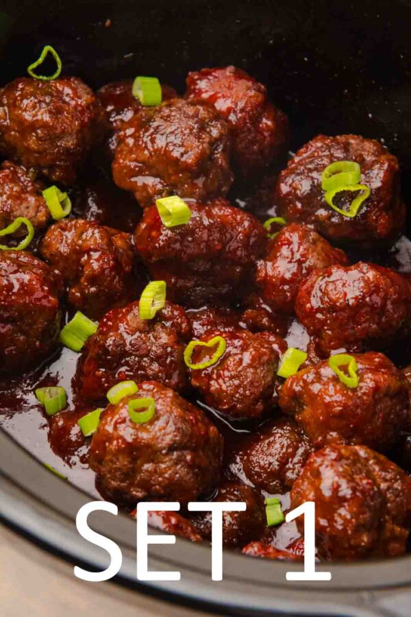 Slow Cooker Festive meatballs with Raspberry Chili Sauce [Set 1] - Image 8