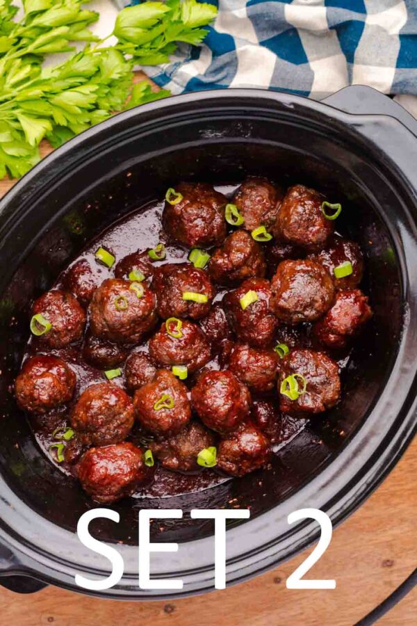 Slow Cooker Festive meatballs with Raspberry Chili Sauce [Set 2] - Image 5