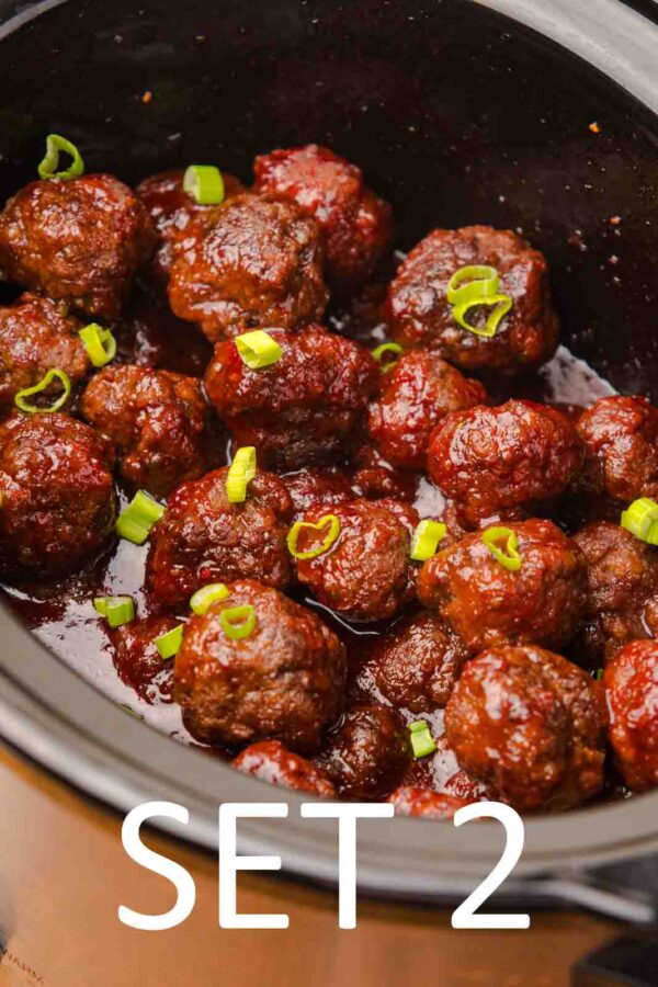Slow Cooker Festive meatballs with Raspberry Chili Sauce [Set 2] - Image 6