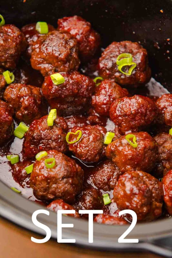 Slow Cooker Festive meatballs with Raspberry Chili Sauce [Set 2] - Image 7