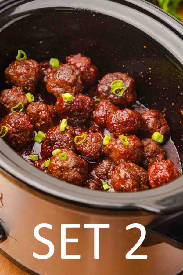 Slow Cooker Festive meatballs with Raspberry Chili Sauce [Set 2] - Image 8