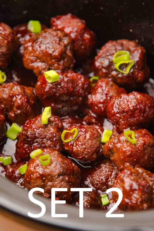 Slow Cooker Festive meatballs with Raspberry Chili Sauce [Set 2] - Image 9
