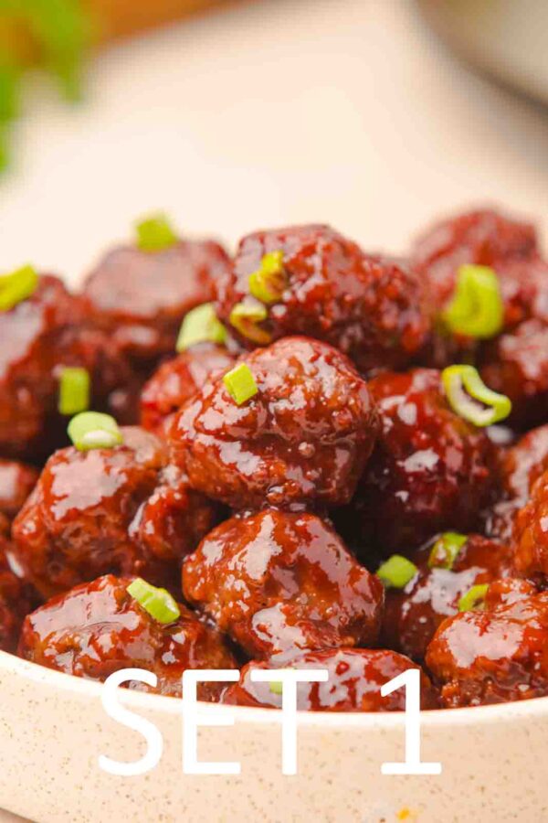 Slow Cooker Festive meatballs with Raspberry Chili Sauce [Set 1] - Image 11