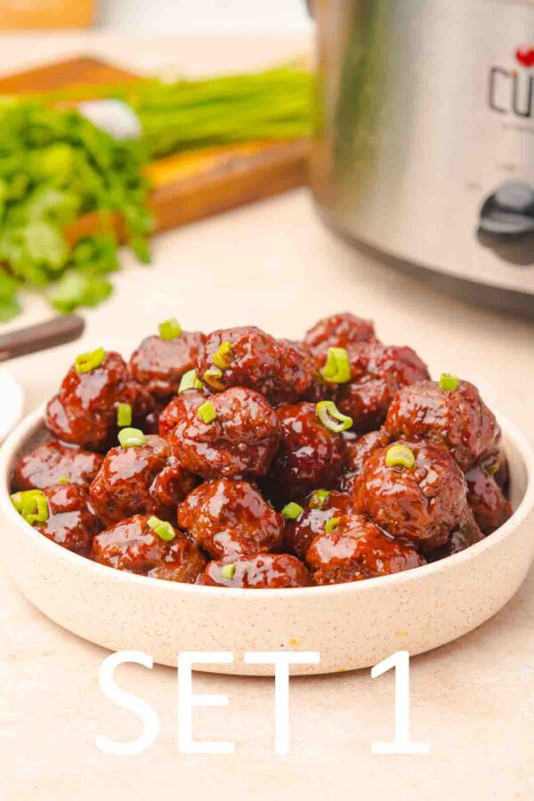Slow Cooker Festive meatballs with Raspberry Chili Sauce [Set 1] - Image 12