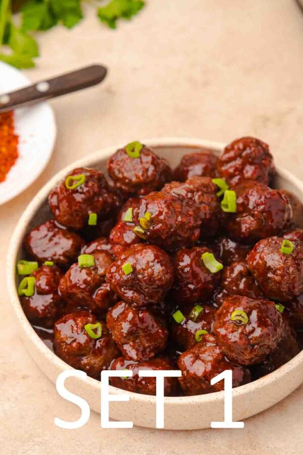 Slow Cooker Festive meatballs with Raspberry Chili Sauce [Set 1] - Image 14