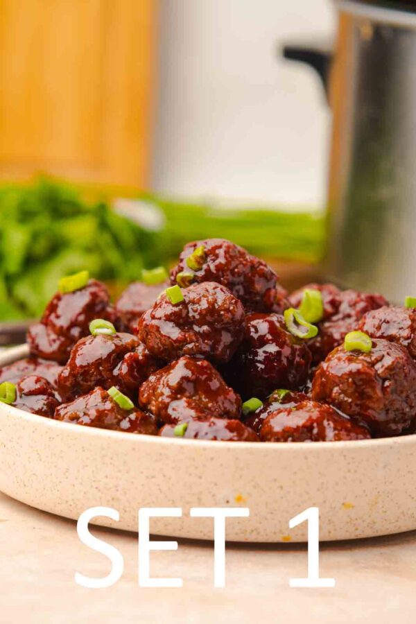 Slow Cooker Festive meatballs with Raspberry Chili Sauce [Set 1] - Image 18