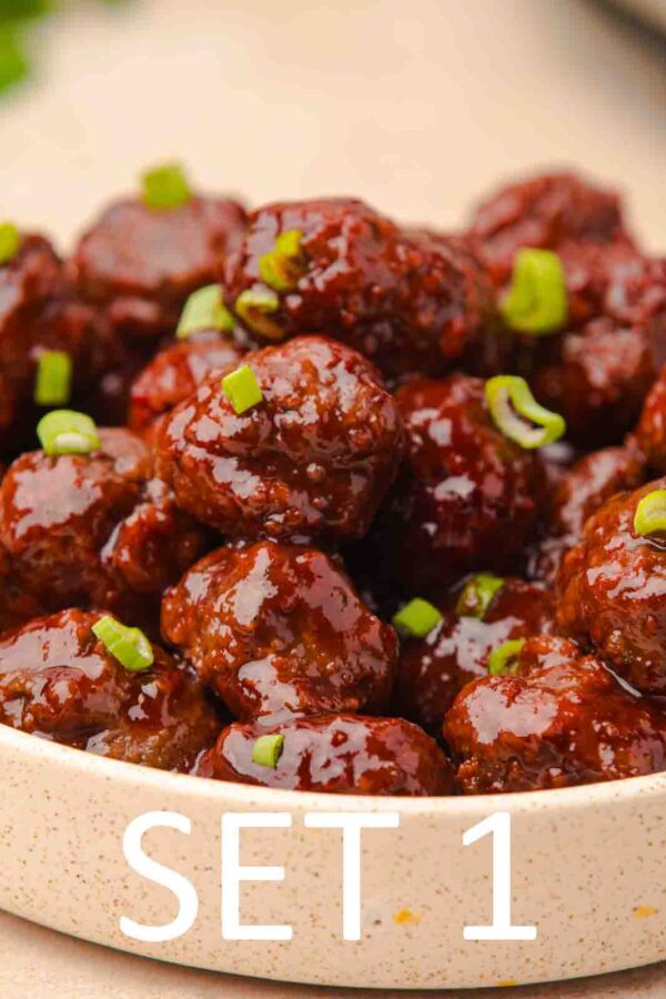 Slow Cooker Festive meatballs with Raspberry Chili Sauce [Set 1] - Image 19