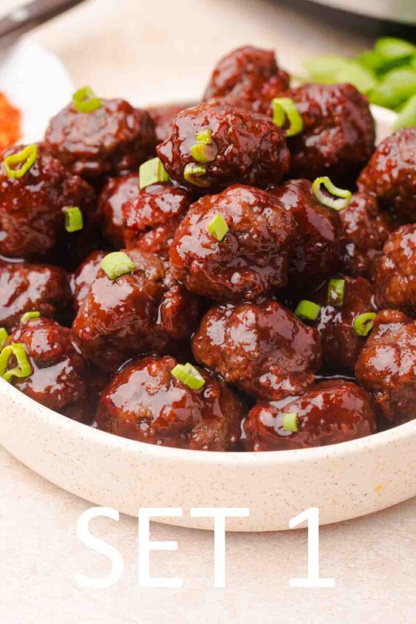 Slow Cooker Festive meatballs with Raspberry Chili Sauce [Set 1] - Image 23