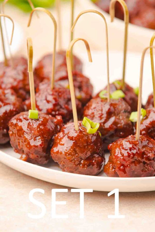 Slow Cooker Festive meatballs with Raspberry Chili Sauce [Set 1] - Image 26