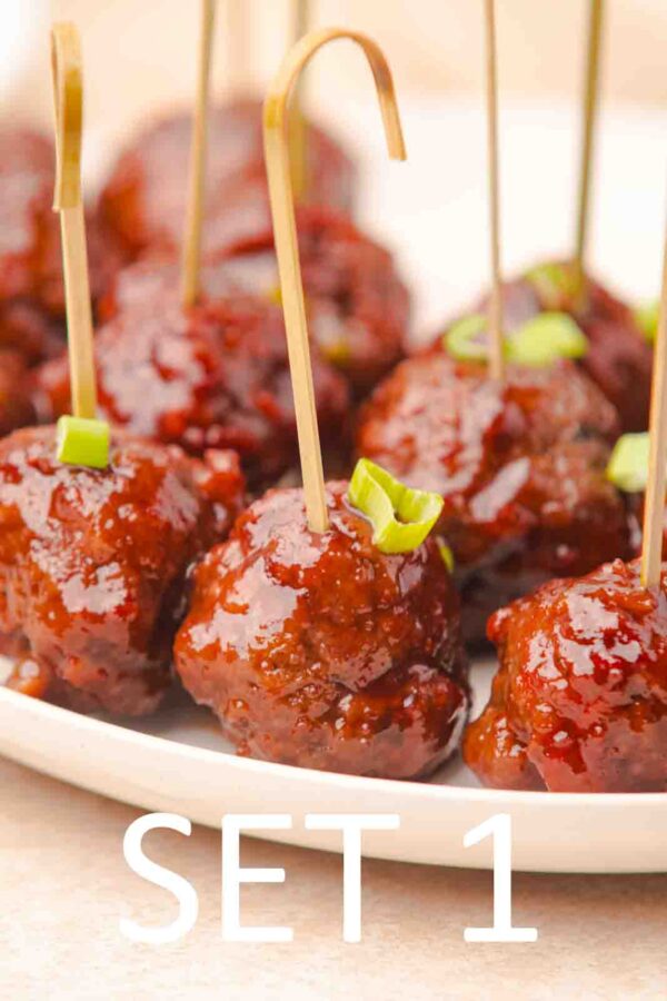 Slow Cooker Festive meatballs with Raspberry Chili Sauce [Set 1] - Image 27
