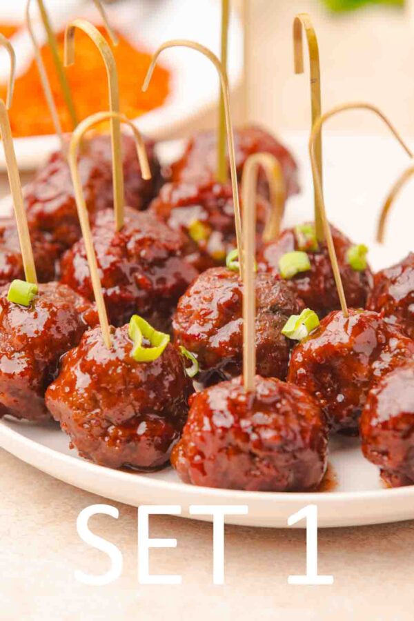 Slow Cooker Festive meatballs with Raspberry Chili Sauce [Set 1] - Image 28