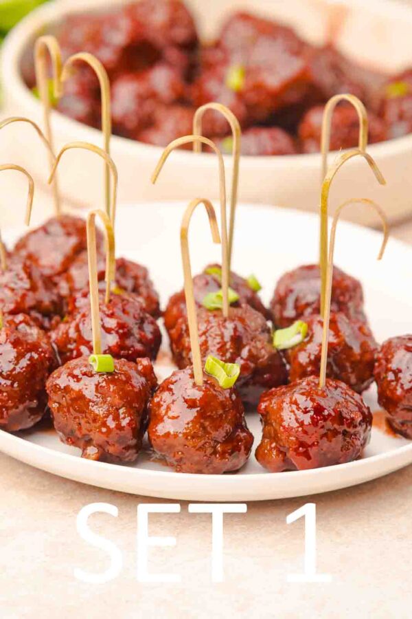 Slow Cooker Festive meatballs with Raspberry Chili Sauce [Set 1] - Image 29