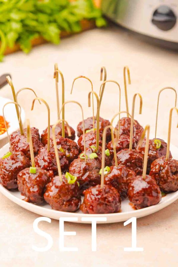 Slow Cooker Festive meatballs with Raspberry Chili Sauce [Set 1] - Image 31