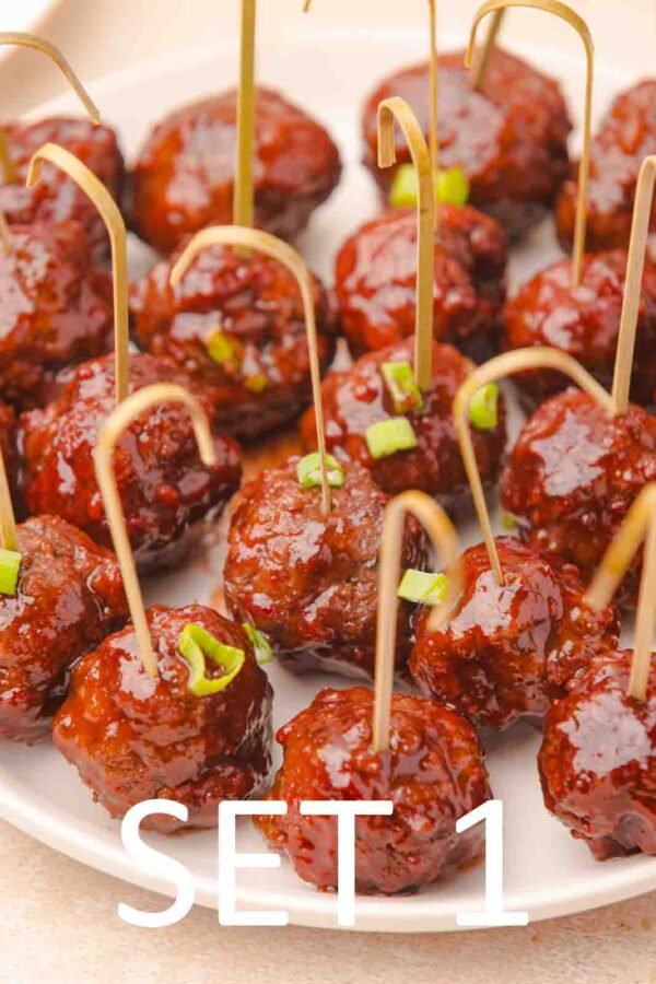 Slow Cooker Festive meatballs with Raspberry Chili Sauce [Set 1] - Image 34