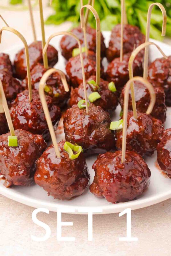 Slow Cooker Festive meatballs with Raspberry Chili Sauce [Set 1] - Image 38