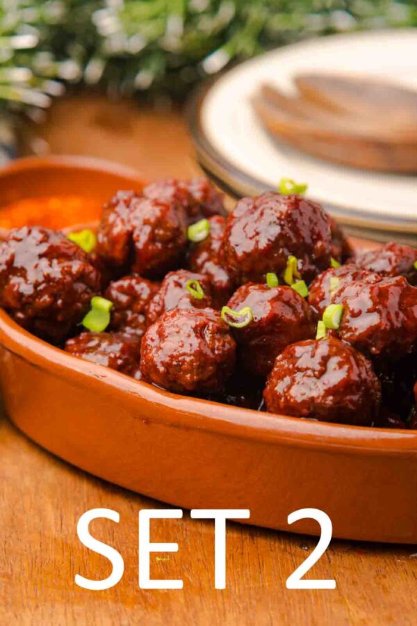 Slow Cooker Festive meatballs with Raspberry Chili Sauce [Set 2] - Image 11