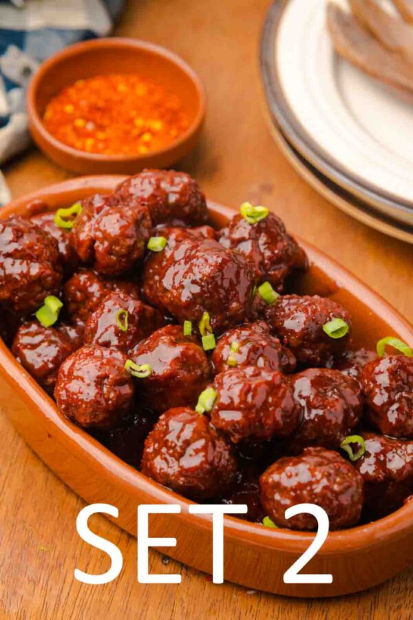 Slow Cooker Festive meatballs with Raspberry Chili Sauce [Set 2] - Image 13