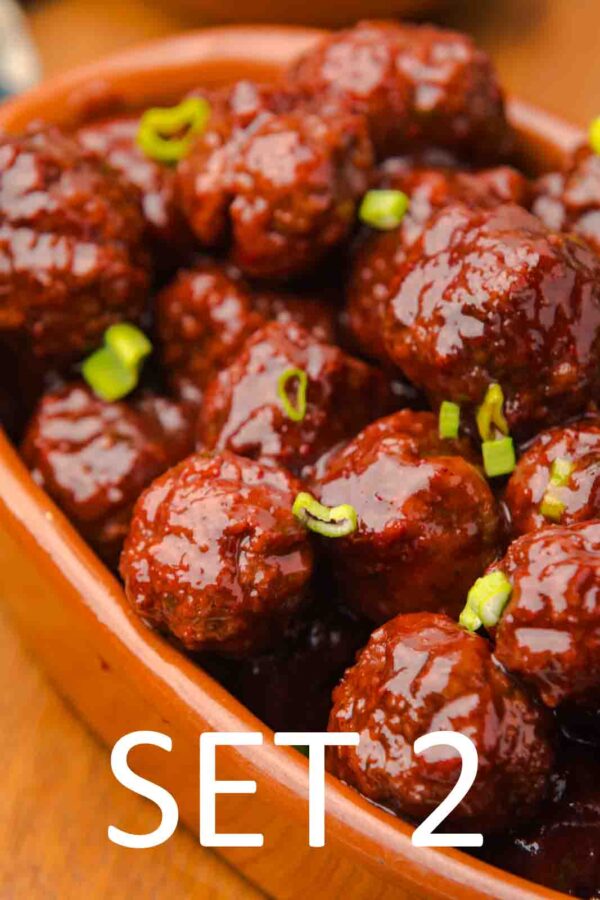 Slow Cooker Festive meatballs with Raspberry Chili Sauce [Set 2] - Image 15