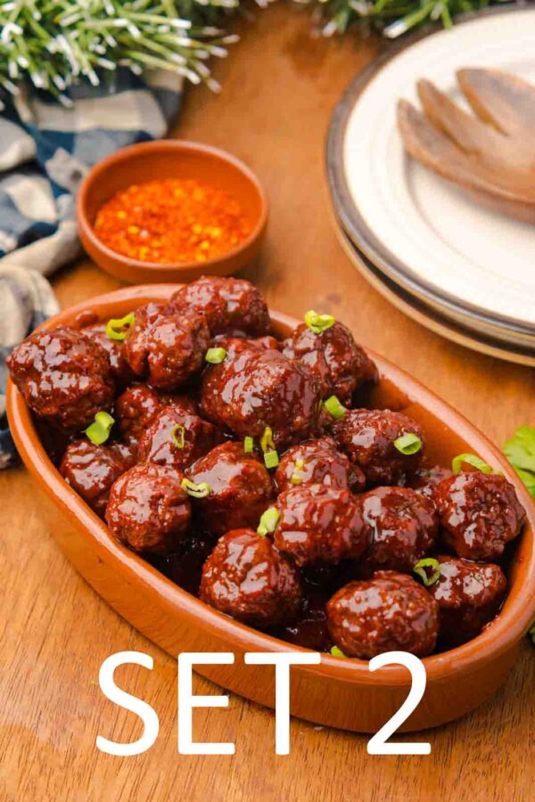 Slow Cooker Festive meatballs with Raspberry Chili Sauce [Set 2] - Image 16
