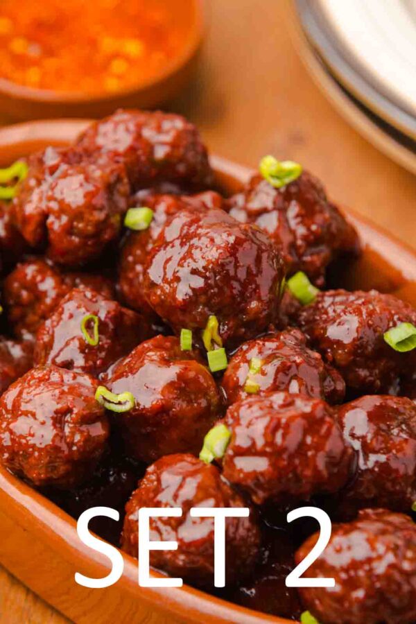 Slow Cooker Festive meatballs with Raspberry Chili Sauce [Set 2] - Image 17
