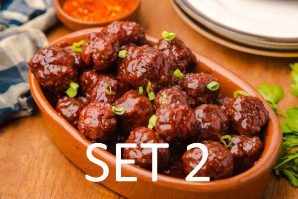 Slow Cooker Festive meatballs with Raspberry Chili Sauce [Set 2] - Image 18
