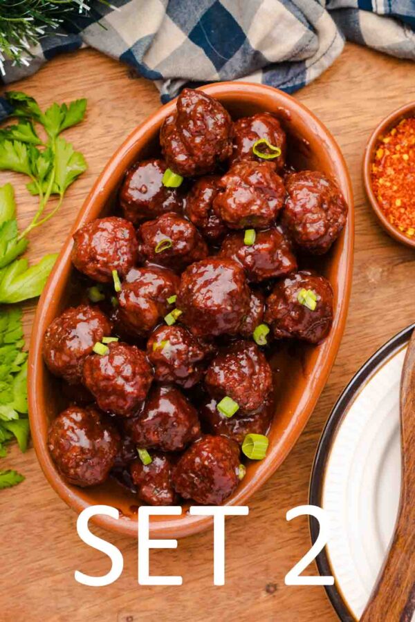 Slow Cooker Festive meatballs with Raspberry Chili Sauce [Set 2] - Image 19