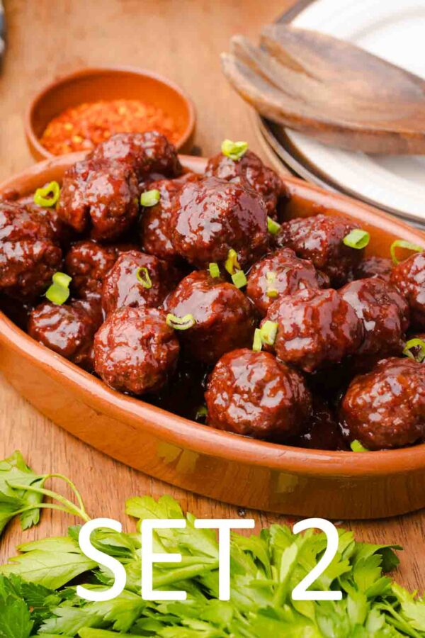 Slow Cooker Festive meatballs with Raspberry Chili Sauce [Set 2] - Image 21