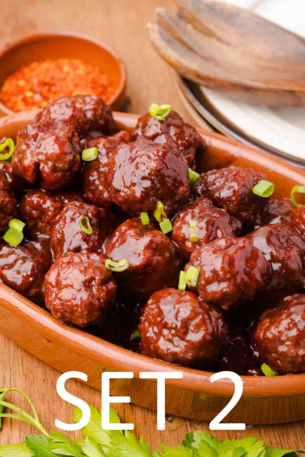 Slow Cooker Festive meatballs with Raspberry Chili Sauce [Set 2] - Image 22