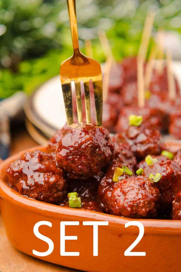 Slow Cooker Festive meatballs with Raspberry Chili Sauce [Set 2] - Image 25