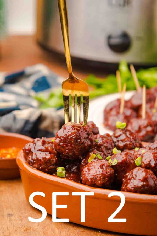Slow Cooker Festive meatballs with Raspberry Chili Sauce [Set 2] - Image 26