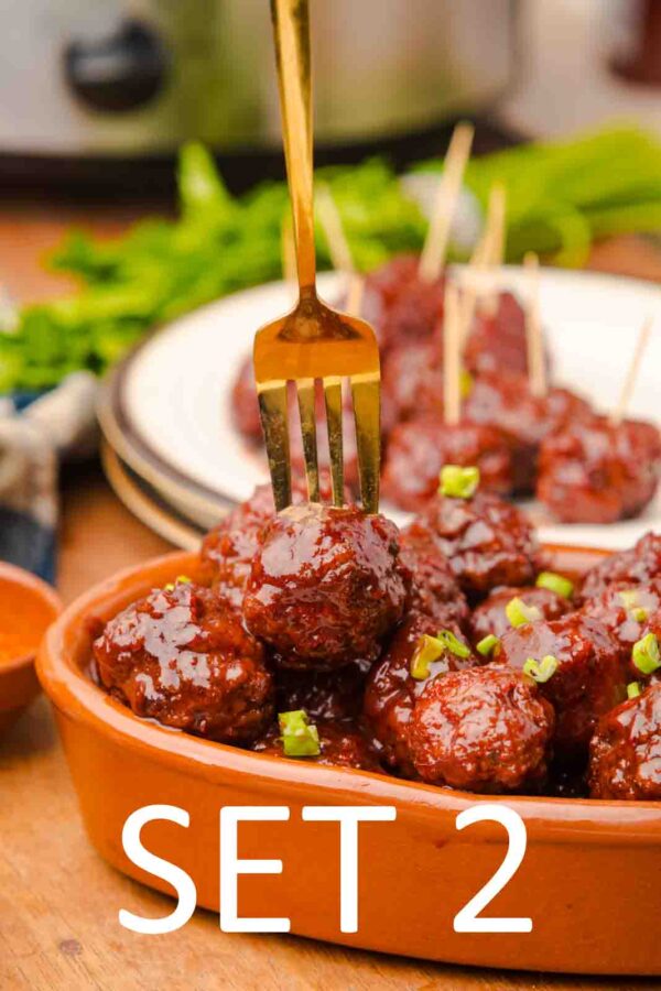 Slow Cooker Festive meatballs with Raspberry Chili Sauce [Set 2] - Image 28