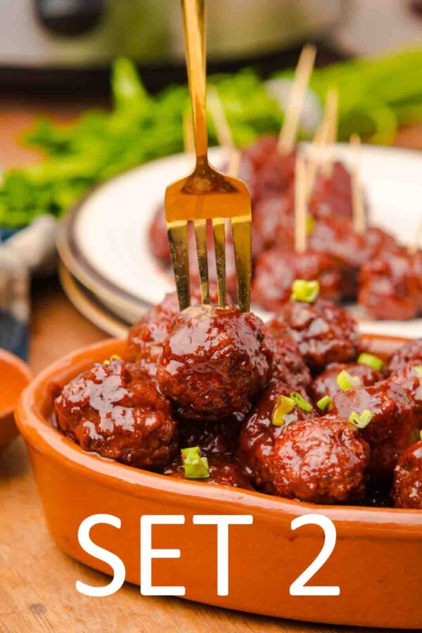 Slow Cooker Festive meatballs with Raspberry Chili Sauce [Set 2] - Image 29