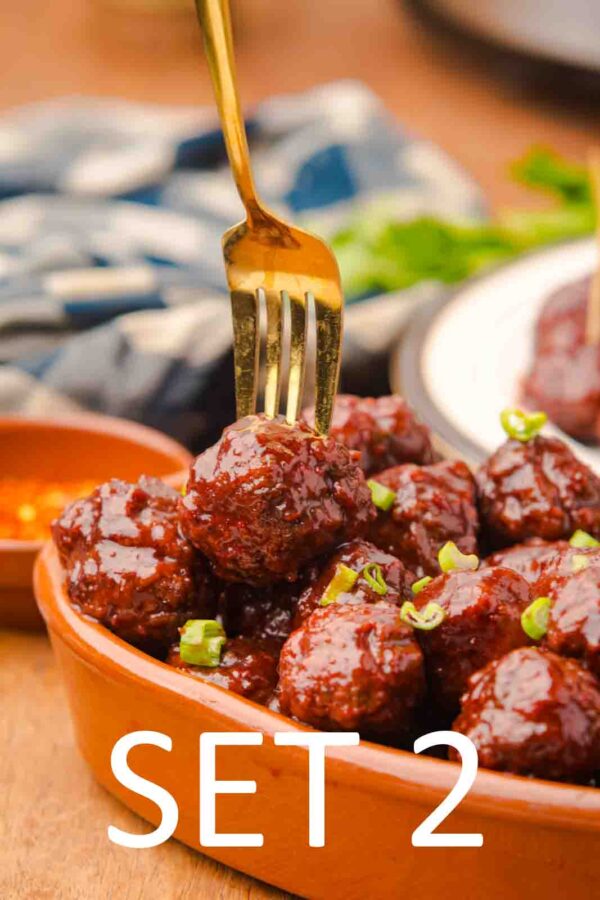 Slow Cooker Festive meatballs with Raspberry Chili Sauce [Set 2] - Image 30