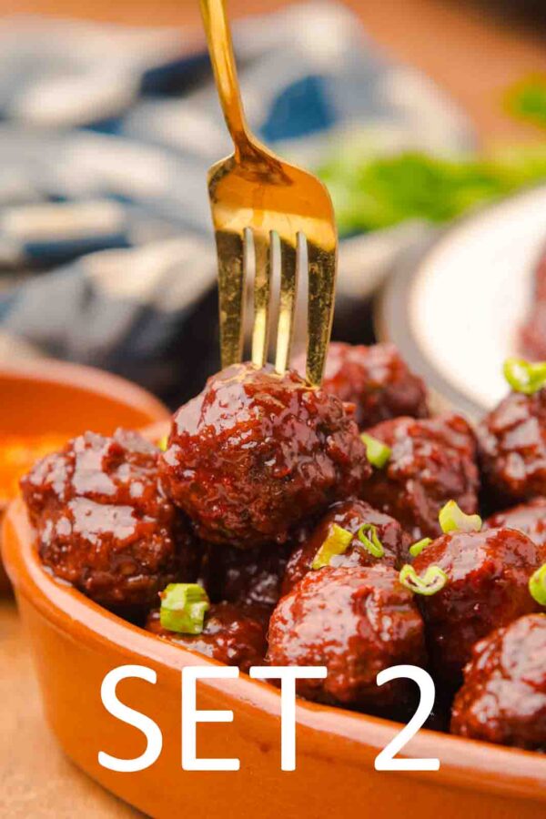 Slow Cooker Festive meatballs with Raspberry Chili Sauce [Set 2] - Image 31