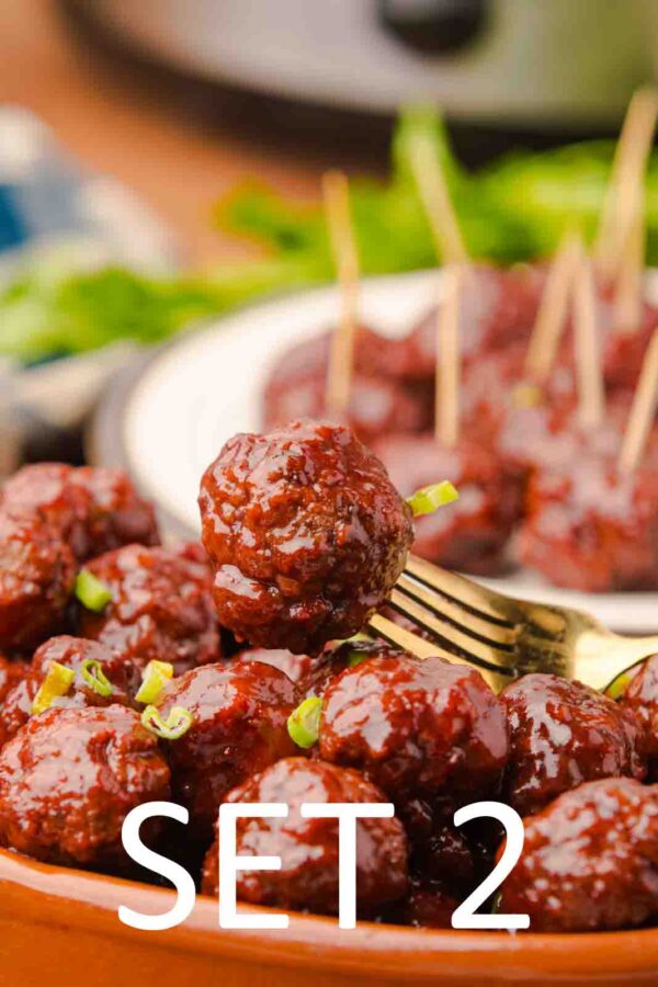 Slow Cooker Festive meatballs with Raspberry Chili Sauce [Set 2] - Image 32