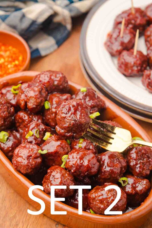 Slow Cooker Festive meatballs with Raspberry Chili Sauce [Set 2] - Image 34