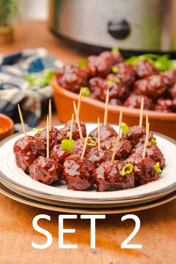 Slow Cooker Festive meatballs with Raspberry Chili Sauce [Set 2] - Image 35