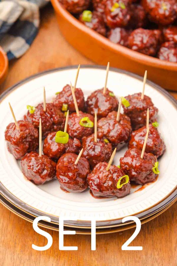 Slow Cooker Festive meatballs with Raspberry Chili Sauce [Set 2] - Image 36