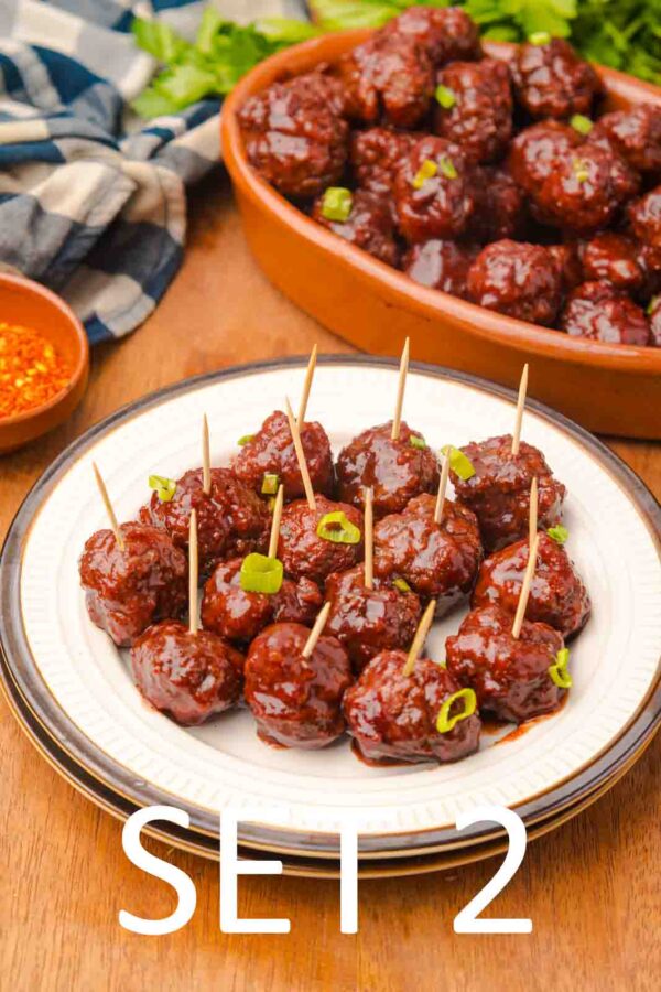 Slow Cooker Festive meatballs with Raspberry Chili Sauce [Set 2] - Image 39