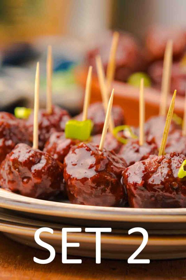 Slow Cooker Festive meatballs with Raspberry Chili Sauce [Set 2] - Image 40