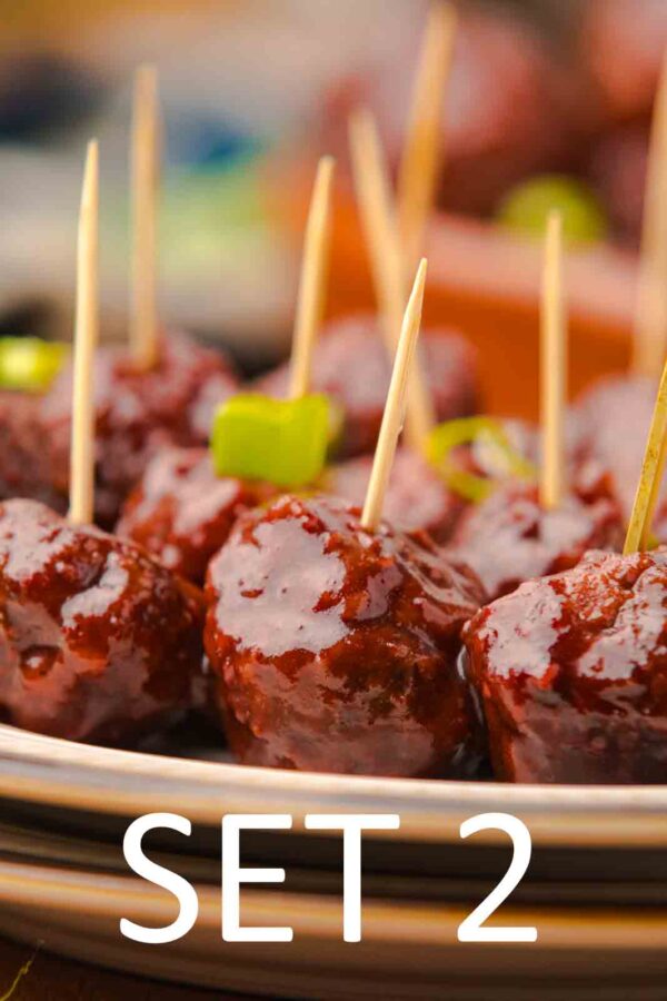 Slow Cooker Festive meatballs with Raspberry Chili Sauce [Set 2] - Image 41